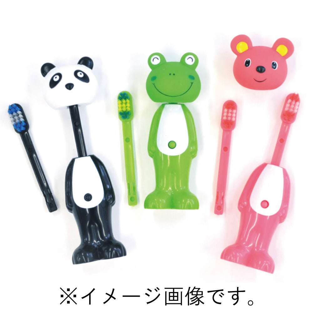バウンスアップ歯ブラシ 替えブラシ付き パンダ 1本+1本