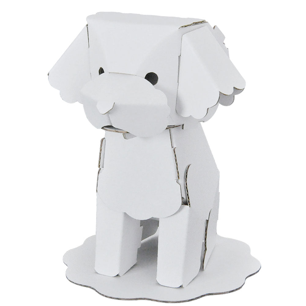 hacomo kids 動物シリーズ トイプードル ダンボール工作キット
