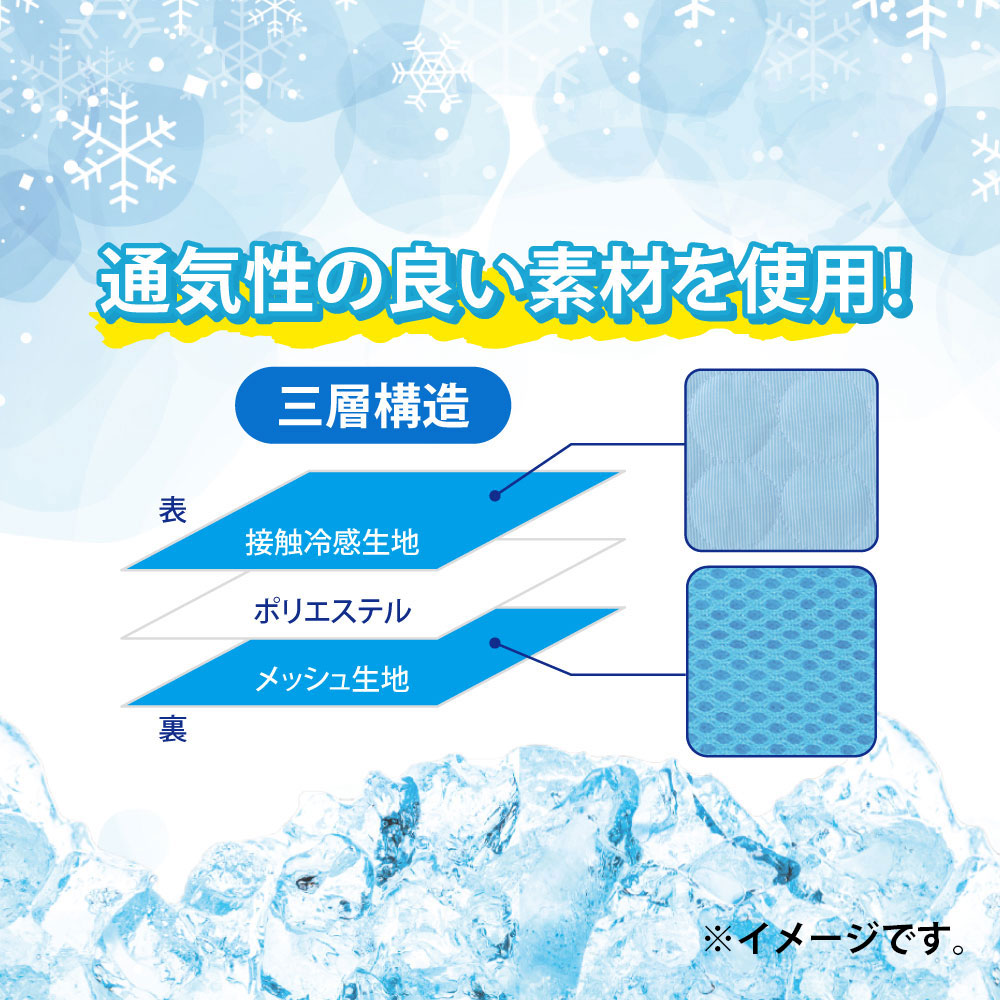 ペット用ひんやりマット ブルー 1枚入