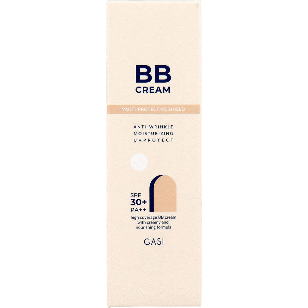 GASI(ガシ) アンチリンクル モイスチャライジング UVプロテクト BBクリーム アイボリー 50g