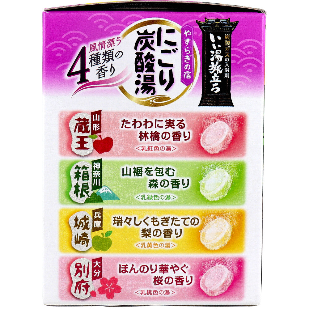 いい湯旅立ち 薬用入浴剤 にごり炭酸湯 やすらぎの宿 45g×16錠入 × 16点