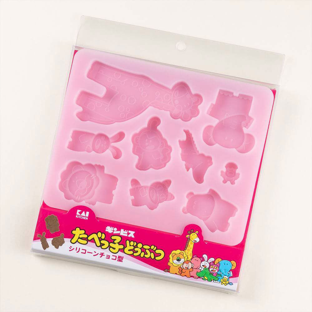 シリコーンチョコ型 たべっ子どうぶつ