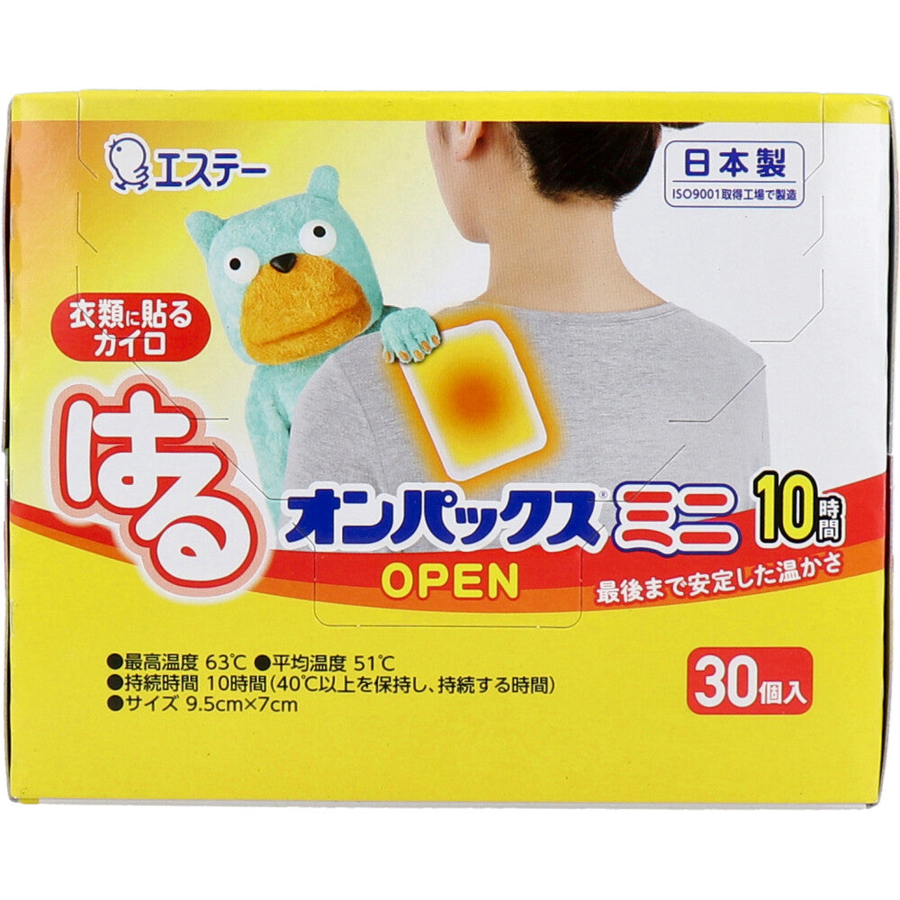 はるオンパックス ミニ 衣類に貼るカイロ 30個入 × 16点