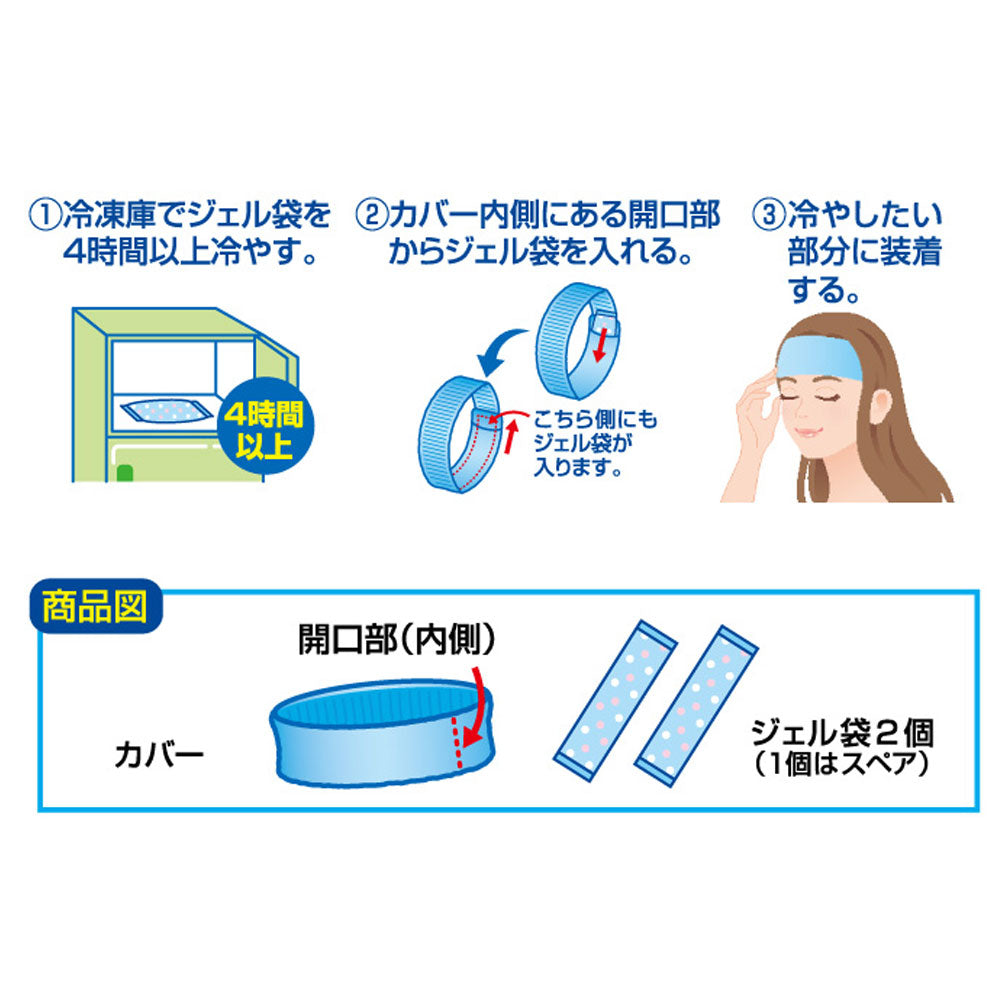 ヘッドクール ヘアバンドタイプ3 A HCB3A-48