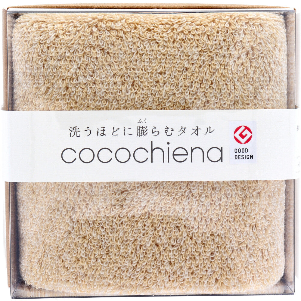 cocochiena(ココチエナ) ココキューブ フェイスタオル 約34×80cm オレンジ CE-871 1枚入