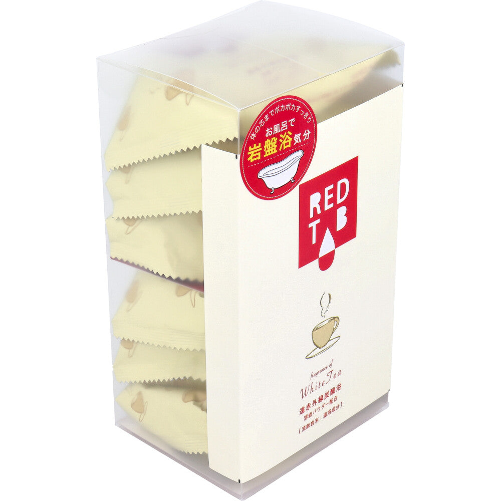遠赤外線炭酸浴 REDTAB 溶岩パウダー配合 ホワイトティーの香り 50g×6錠入