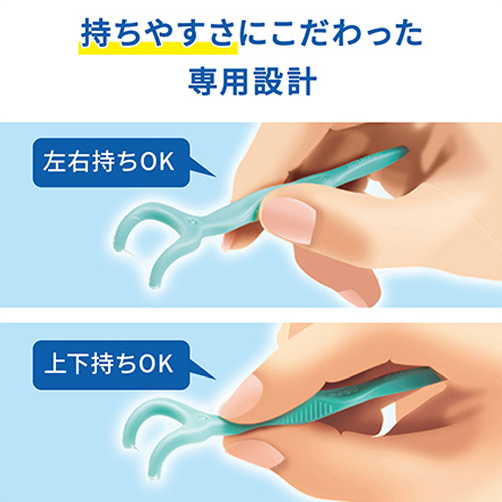 小林製薬の糸ようじ スルッと入るタイプ Y字型 18本入