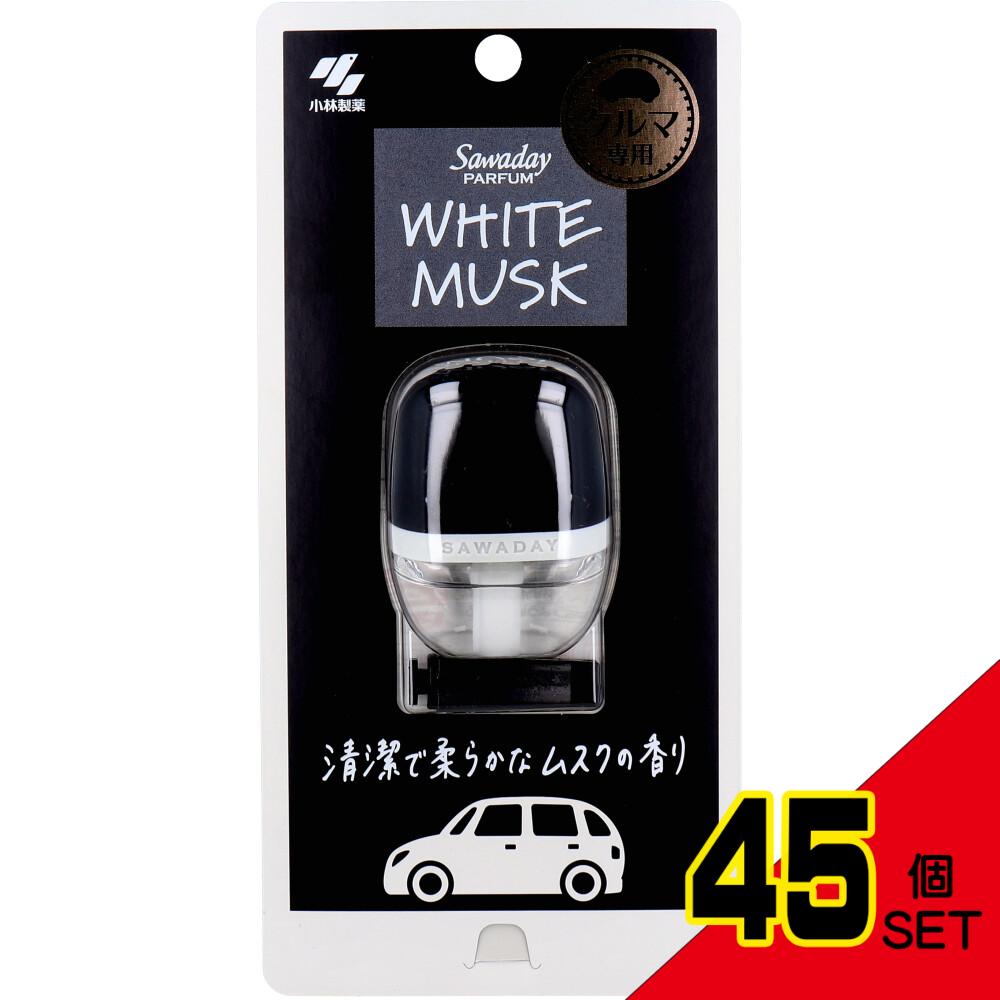 サワデー クルマ専用クリップ パルファム ホワイトムスク 6mL × 45点
