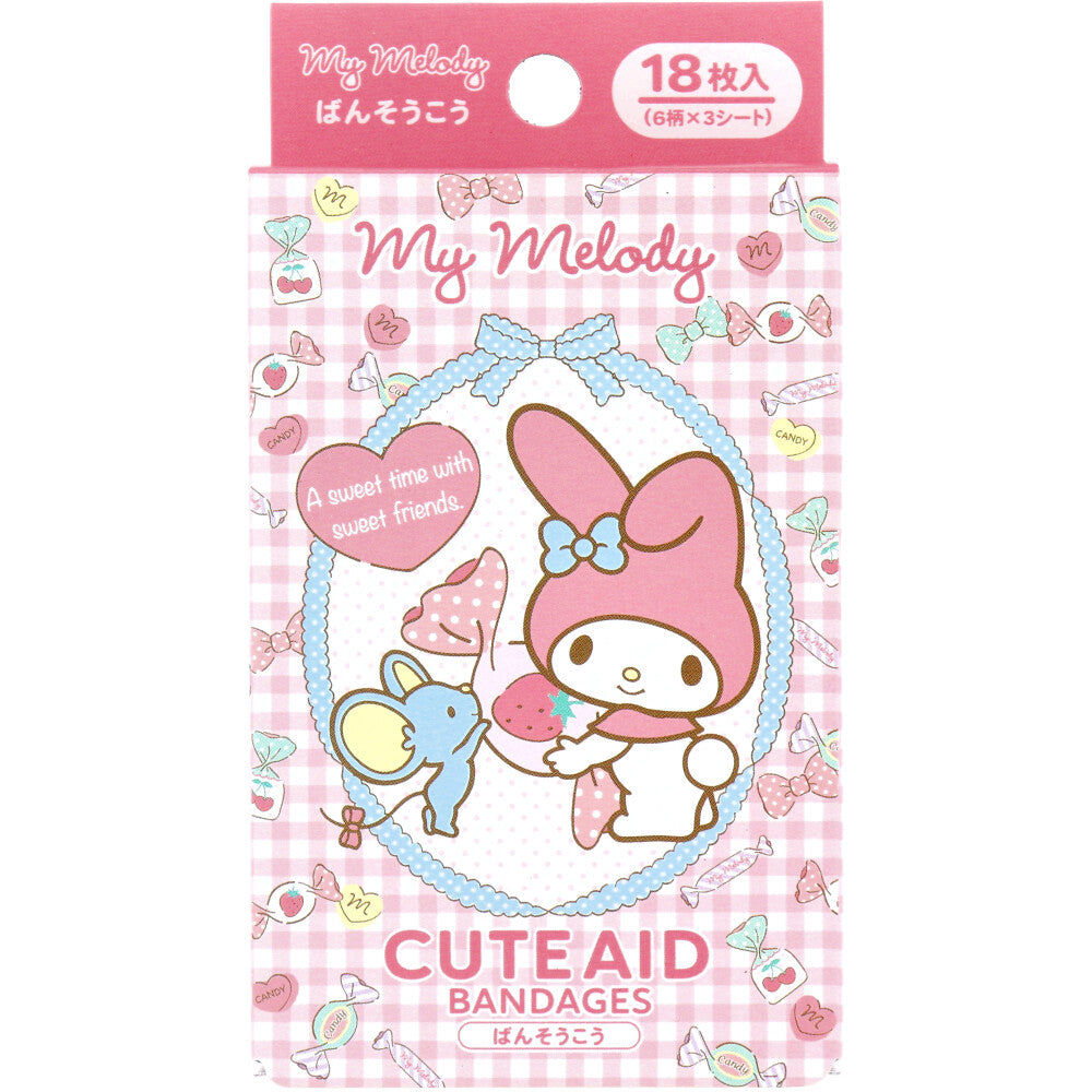 キャラクターばんそうこう CUTE AID マイメロディ 18枚入