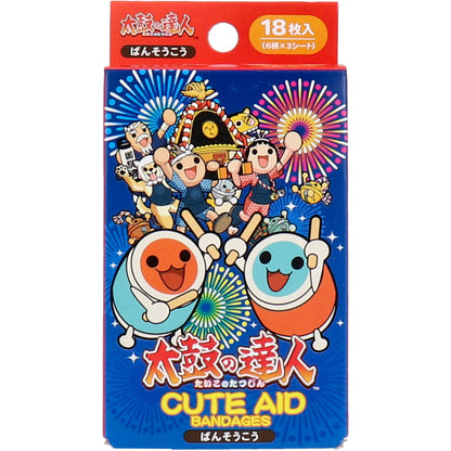 太鼓の達人 CUTE AID ばんそうこう 18枚入