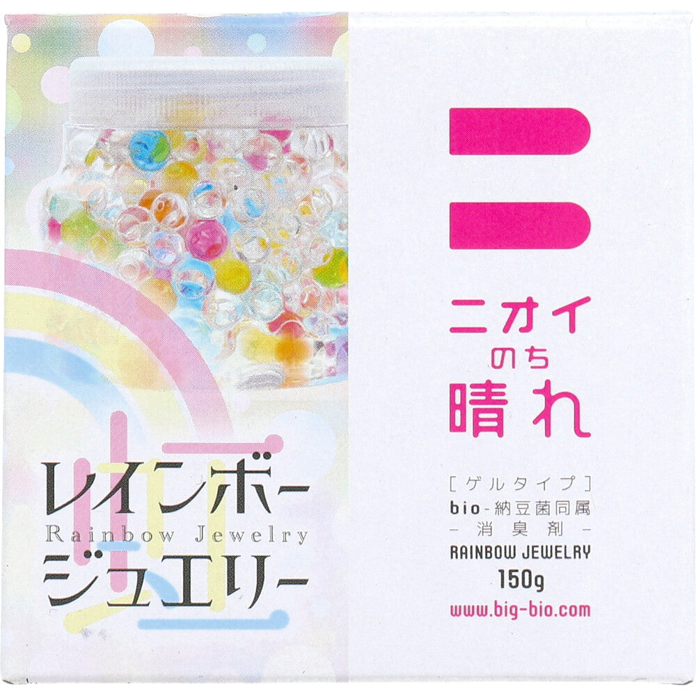 ニオイのち晴れ レインボージュエリー 消臭剤 ゲルタイプ 150g