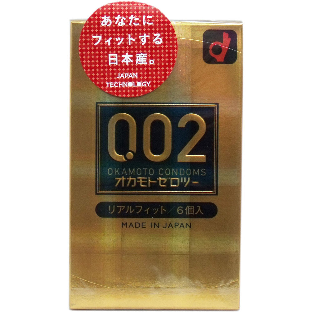 オカモトゼロツー リアルフィットコンドーム 6個入