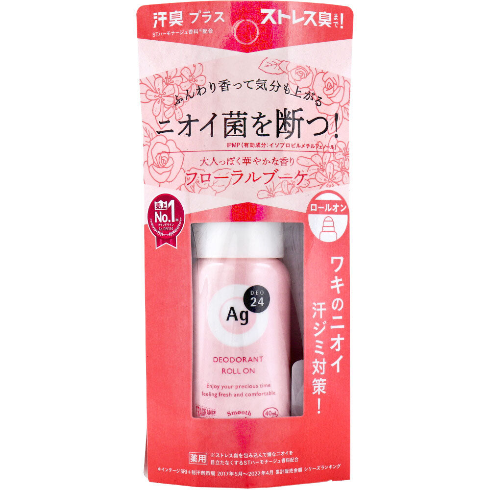 エージーデオ24 デオドラントロールオンDX フローラルブーケ 40mL