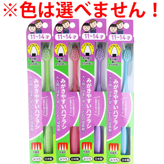 みがきやすいハブラシこども用 11~14才用 先細毛 1本入 LT-41