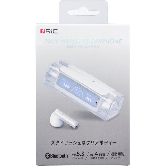 RiC 完全ワイヤレスイヤホン ホワイト BT0031WH