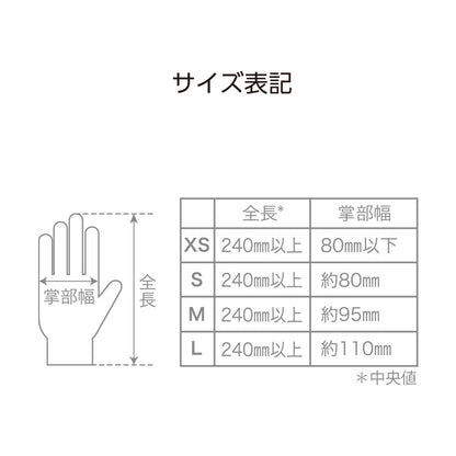  業務用 セーフタッチ アドバンスド ブラック XSサイズ 100枚入