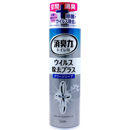 トイレの消臭力スプレー ウイルス除去プラス クリーンソープ 280mL × 24点