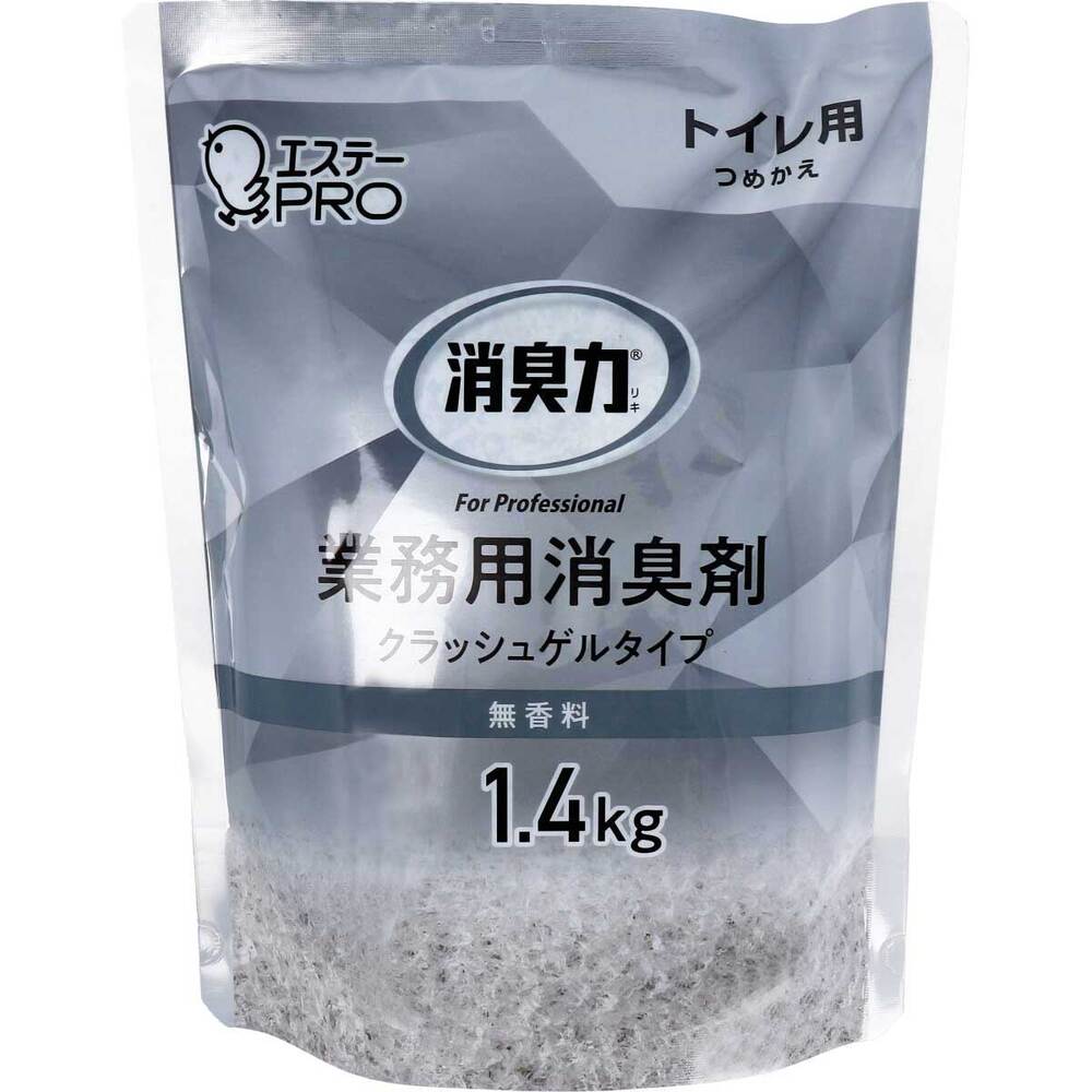 消臭力 業務用 クラッシュゲルタイプ トイレ用 詰替用 無香料 1.4kg