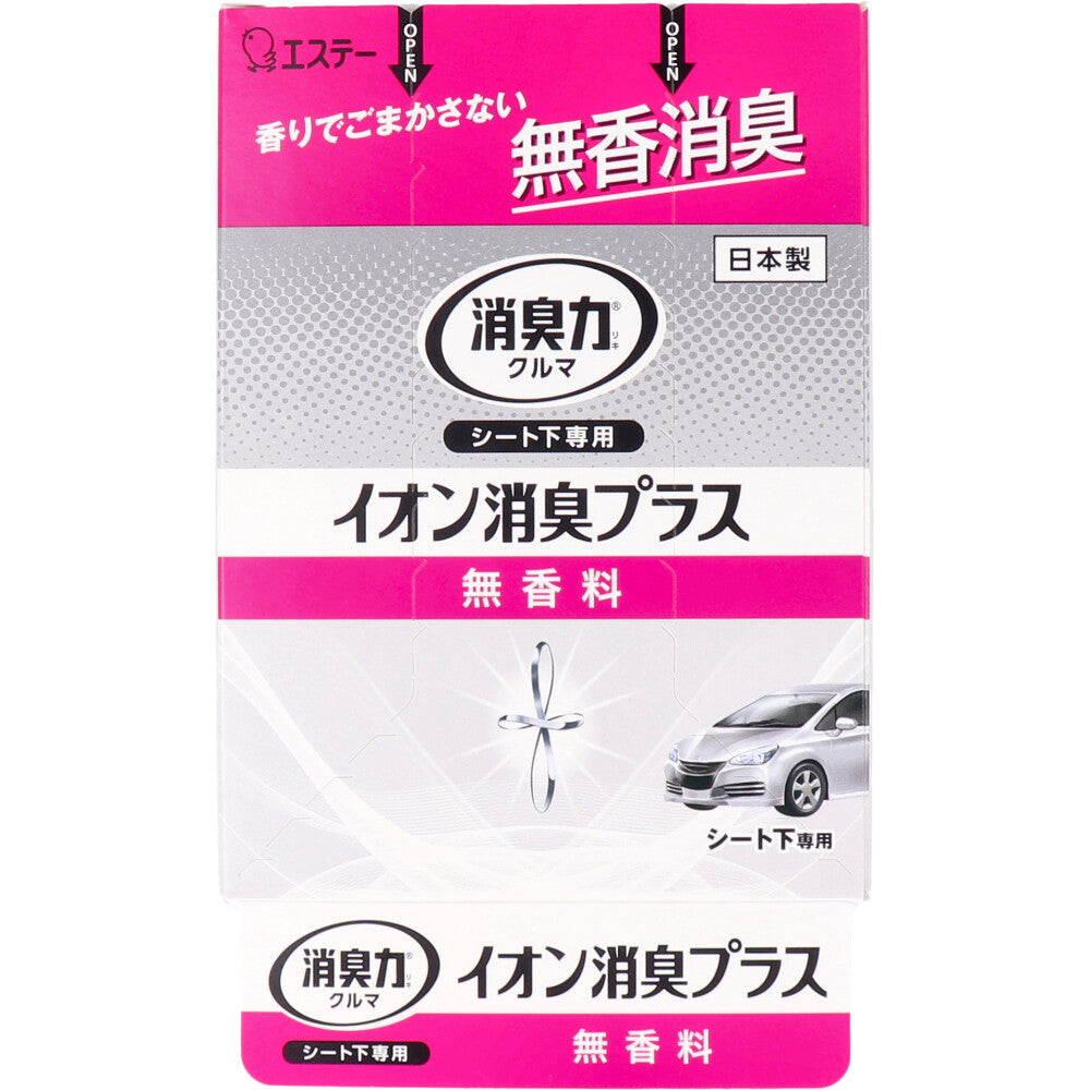 クルマの消臭力 シート下専用 イオン消臭プラス 無香料 200g × 20点