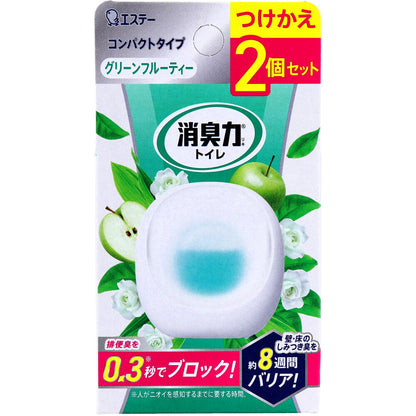 消臭力 コンパクト トイレ用 つけかえ グリーンフルーティーの香り 6mL×2個セット