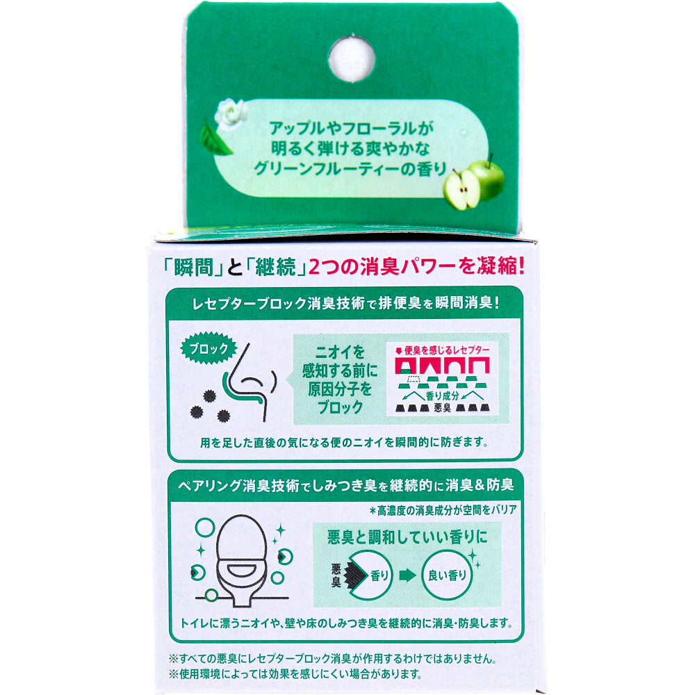 消臭力 コンパクト トイレ用 つけかえ グリーンフルーティーの香り 6mL×2個セット × 24点