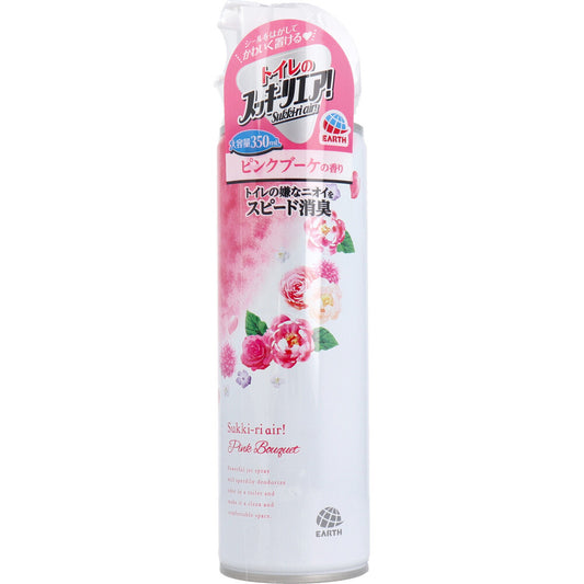 トイレのスッキーリエア! Sukki-ri air! ピンクブーケの香り 350mL