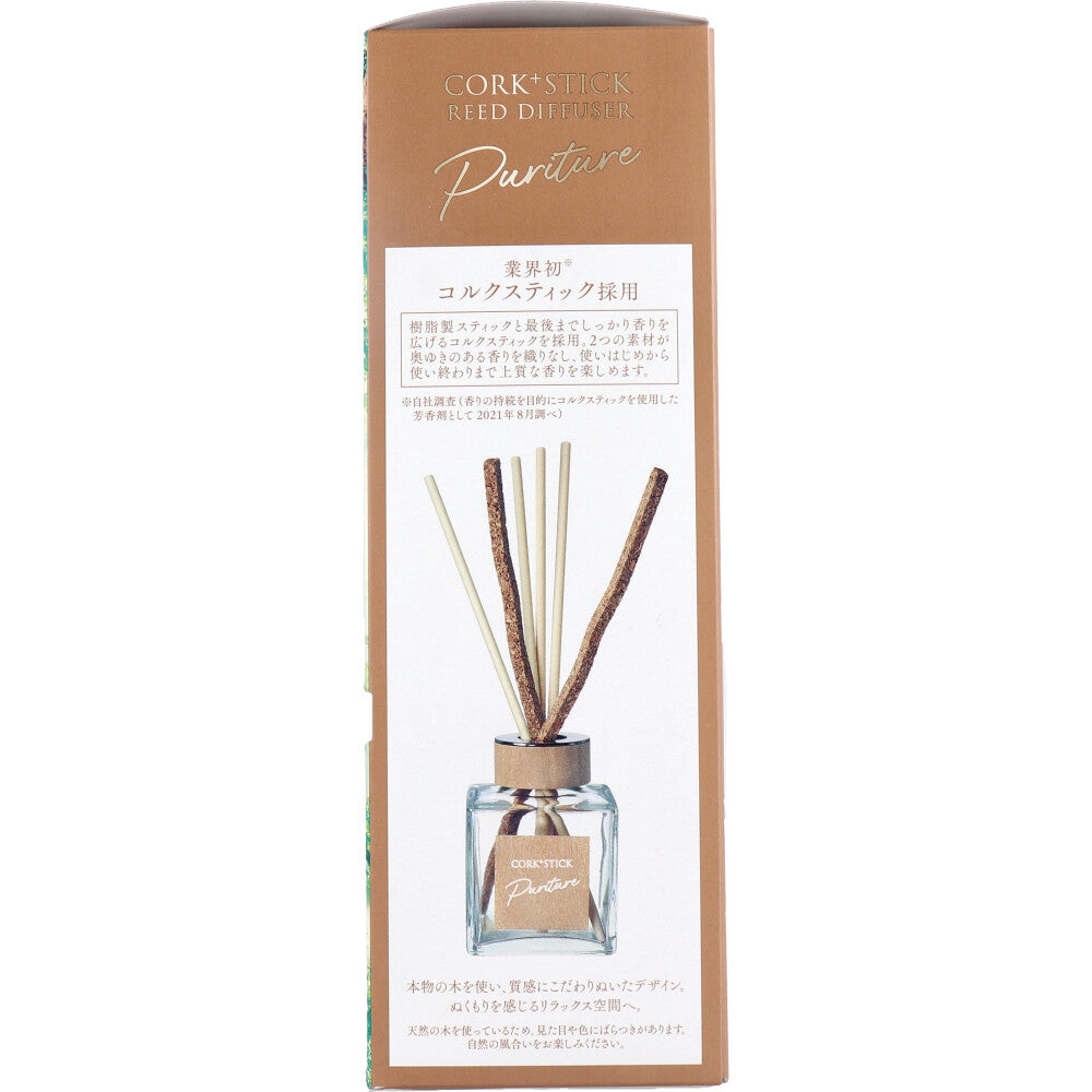 Sukki-ri! CORK+STICK REED DIFFUSER Puriture 木漏れ日の中で 100mL