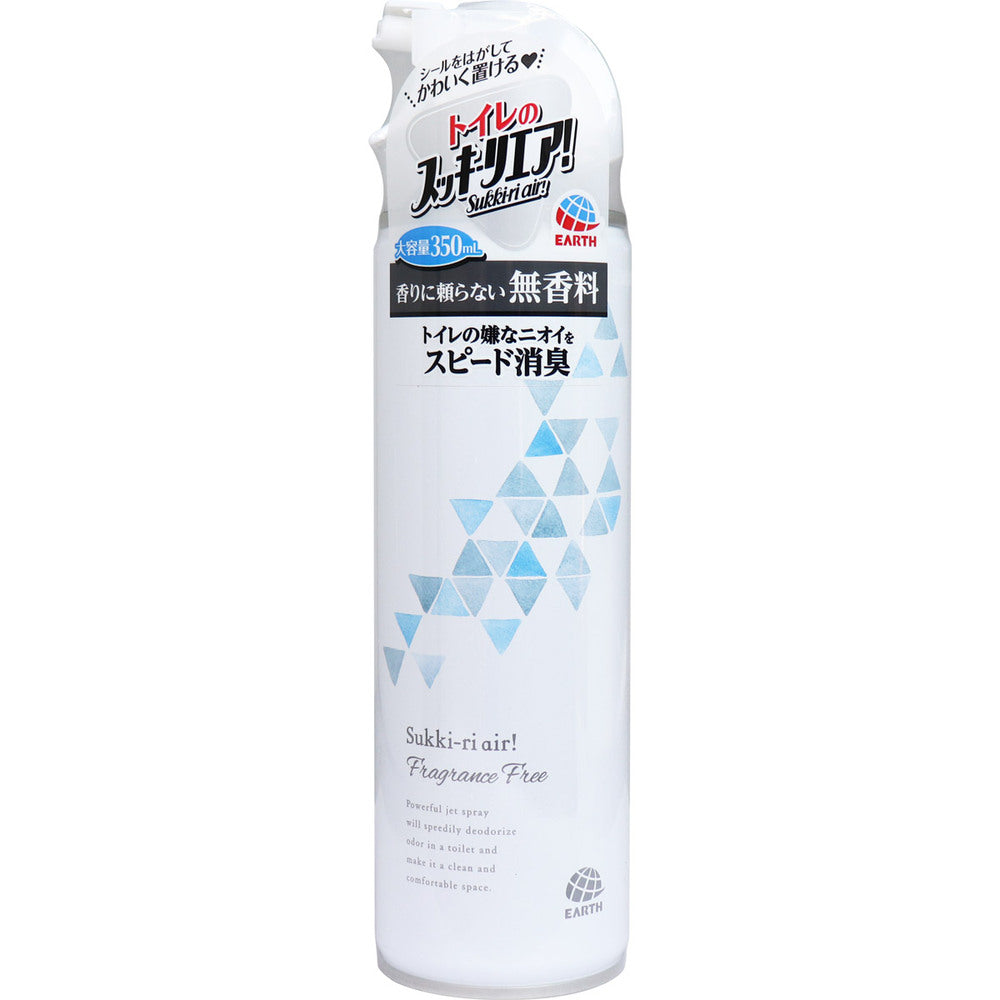 トイレのスッキーリエア! Sukki-ri air! スプレー 無香料 350mL