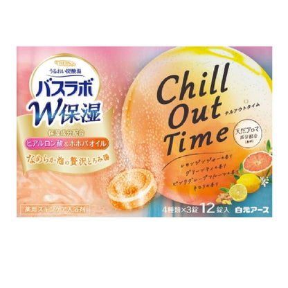 HERSバスラボ 薬用入浴剤 W保湿 チルアウトタイム 45g×12錠入