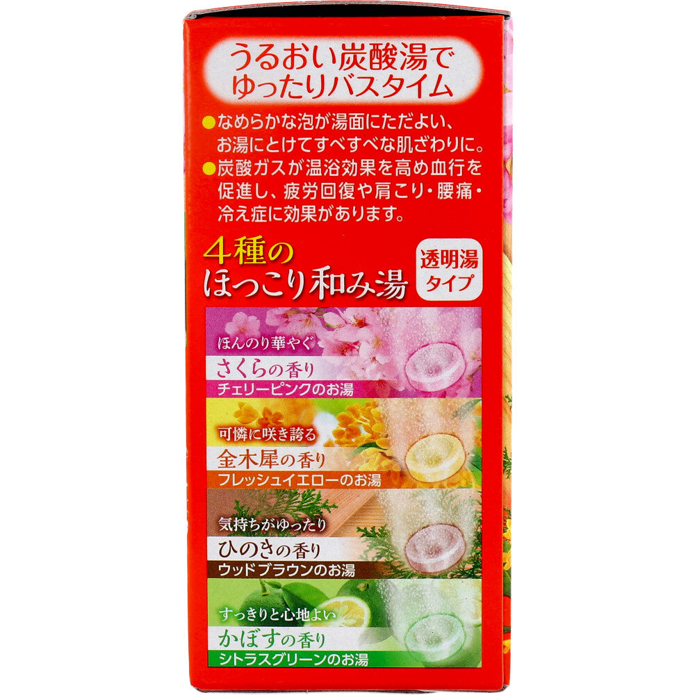 HERSバスラボ 薬用入浴剤 4種のほっこり和み湯 45g×12錠入