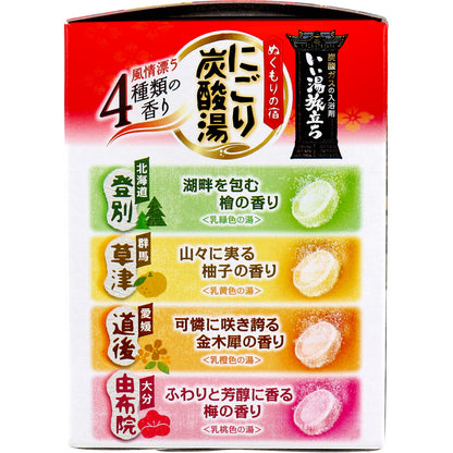 いい湯旅立ち 薬用入浴剤 にごり炭酸湯 ぬくもりの宿 45g×16錠入 × 16点