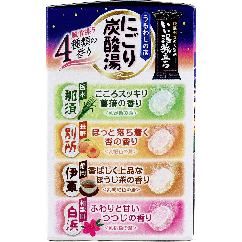 いい湯旅立ち 薬用入浴剤 にごり炭酸湯 うるわしの宿 45g×16錠入 × 16点