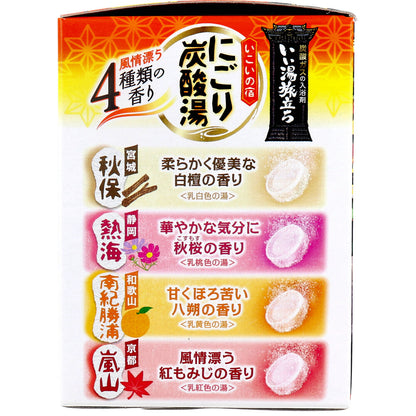いい湯旅立ち 薬用入浴剤 にごり炭酸湯 いこいの宿 45g×16錠入 × 16点