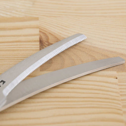 カーブキッチンハサミ(ケース付) ホワイト DH-2051 × 80点