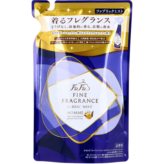 ファーファ ファインフレグランス ファブリックミスト オム クリスタルムスクの香り 詰替用 270mL