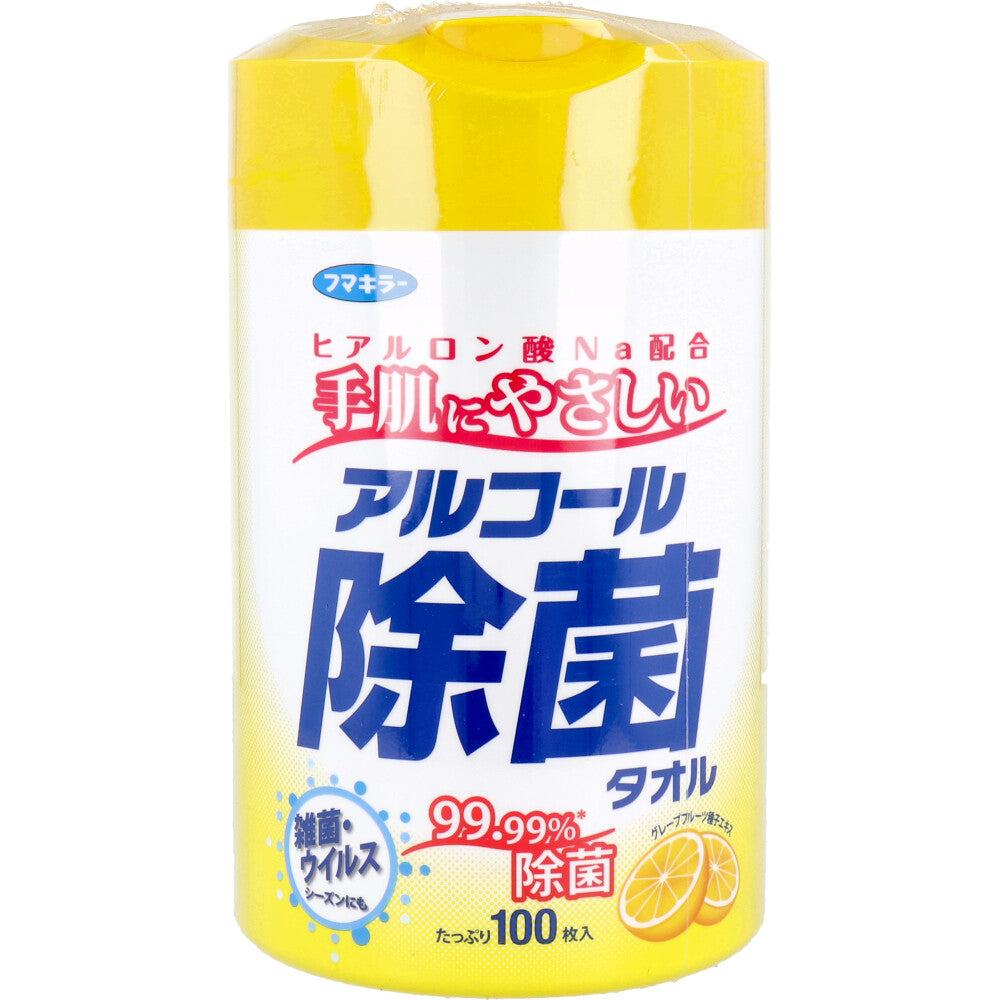 フマキラー アルコール除菌タオル 本体 100枚入