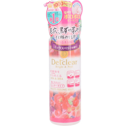 DETクリア ブライト&ピール ピーリングジェリー ミックスベリーの香り 180mL