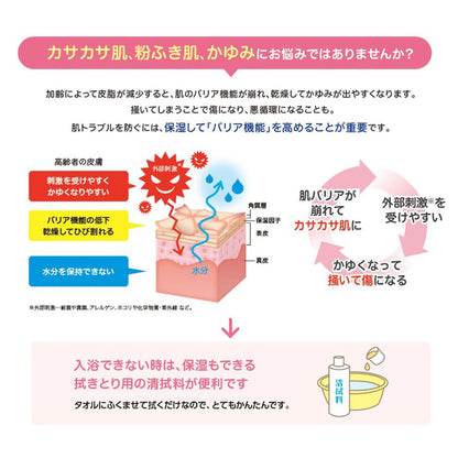 ハビナース さっぱりからだふき 液体タイプ グリーンフローラルの香り 400mL