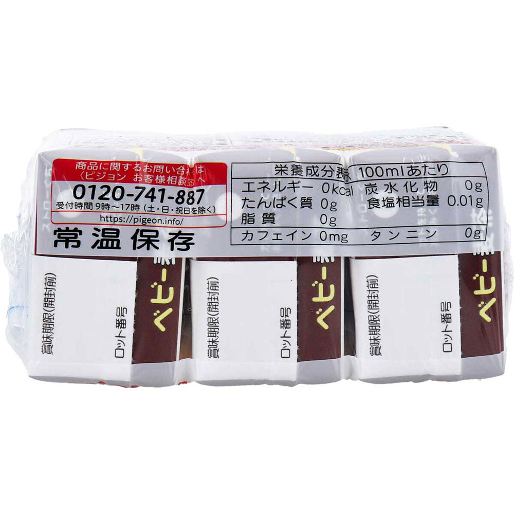 ※ピジョン 紙パックベビー飲料 ベビー麦茶 125mL×3個パック