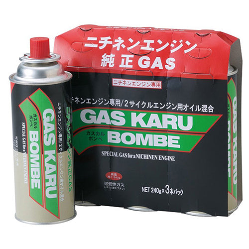 ガスカル専用ボンベ3本パック ニチネン 刈払機 エンジン式刈払機 3Pパック