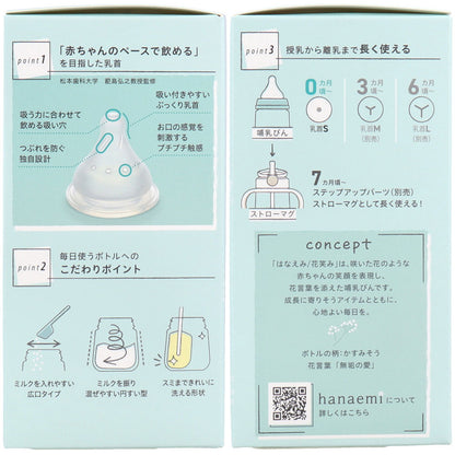 リッチェル はなえみ PPSU哺乳びん 0カ月頃から Sサイズ 160mL