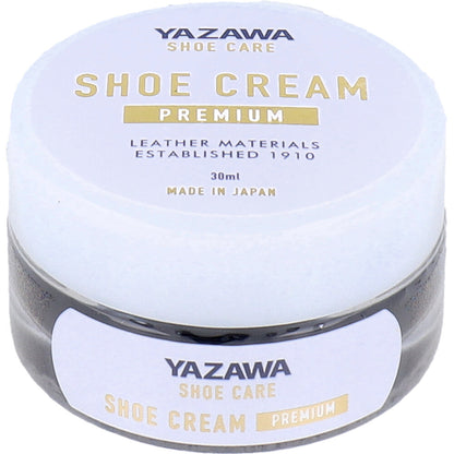 YAZAWA SHOE CARE シュークリーム プレミアム ブラック 30mL