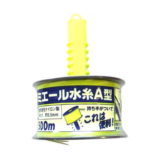 ミエール水糸A型イエロー細 たくみ 墨つけ・基準出し ナイロン水糸 4362