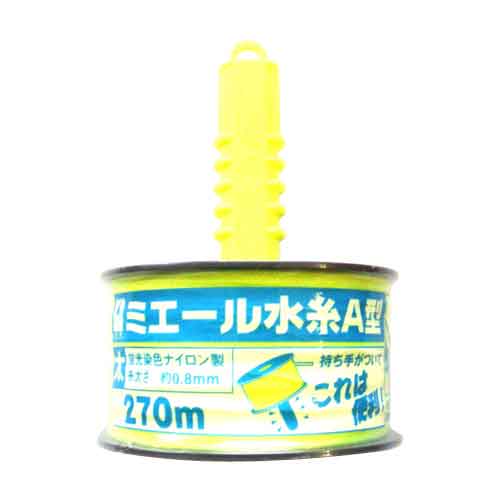 ミエール水糸A型イエロー太 たくみ 墨つけ・基準出し ナイロン水糸 4363