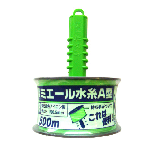 ミエール水糸A型グリーン細 たくみ 墨つけ・基準出し ナイロン水糸 4370