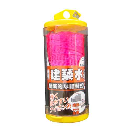 建築水糸 ピンク たくみ 墨つけ・基準出し ナイロン水糸 NO.5705