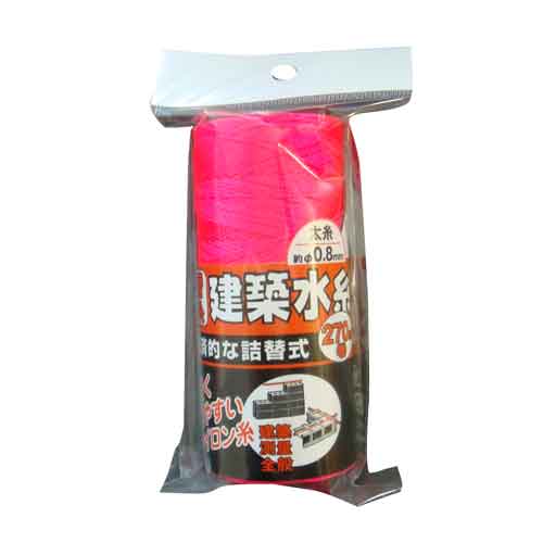 建築水糸 替糸 ピンク たくみ 墨つけ・基準出し ナイロン水糸 NO.5707