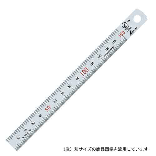 シルバー仕上直尺 JIS1級 シンワ 測定具 直尺 30CM 13013