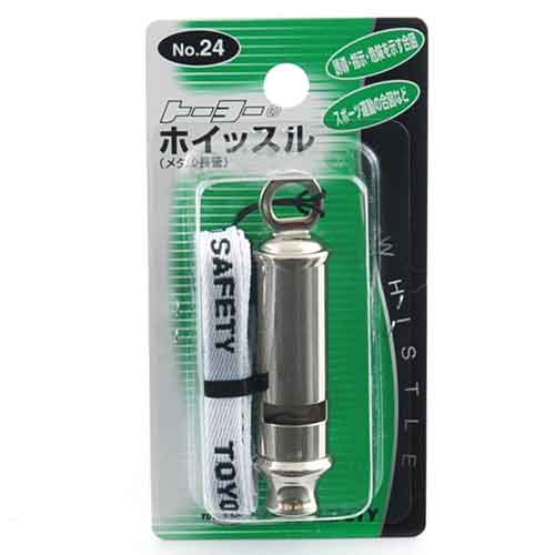 ホイッスルメタル長管 TOYO 保護具 ヘルメットグッズ他 NO.24