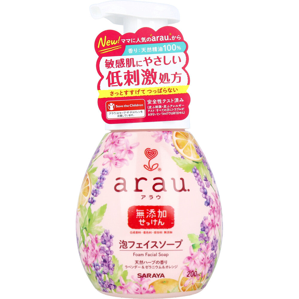 arau.(アラウ) 泡フェイスソープ 本体 200mL